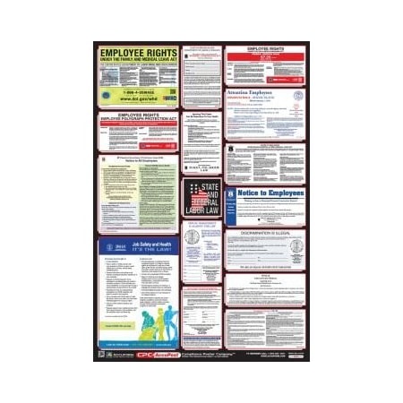 Accuform OSHA SAFETY POSTER COMBO STATE, PPG300RI PPG300RI